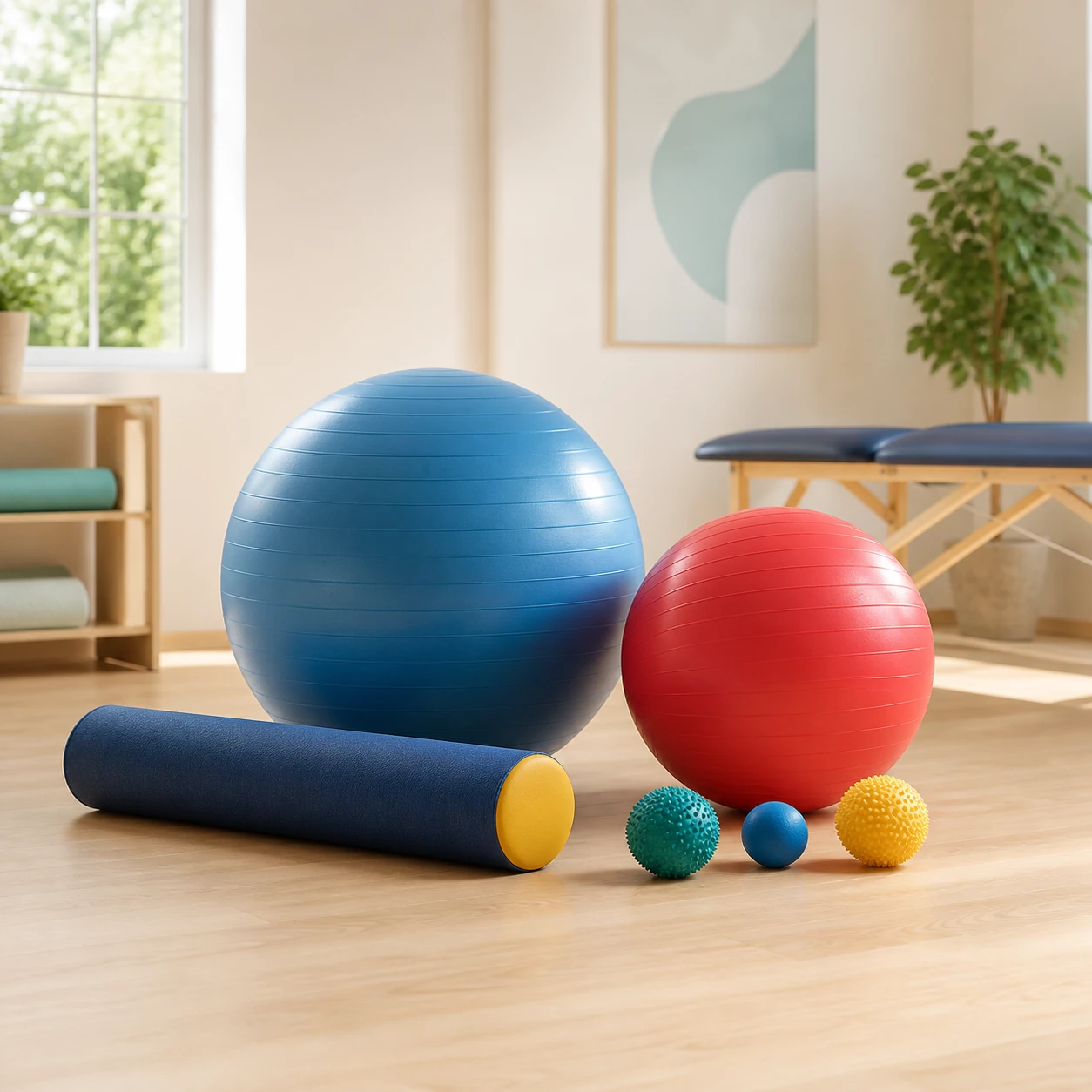 Gymnic therapy balls, physio roll and sensory tools at Actimed Australia